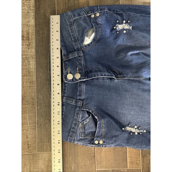 Long Collection Distressed Skinny‎ Jeans Size 11/12 - Picture 5 of 7